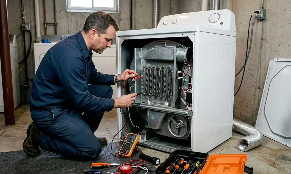 Dryer Not Heating Repair in El Cajon, CA